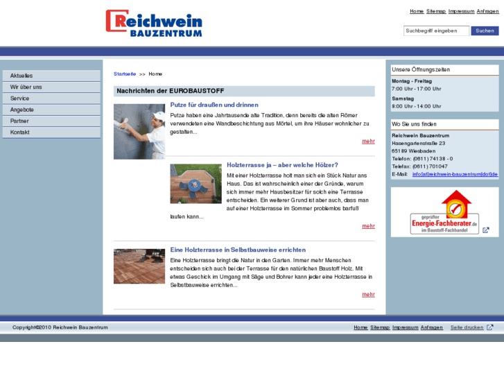 www.reichwein-bauzentrum.de