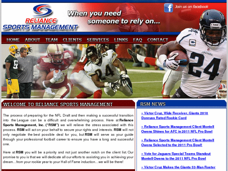 www.reliancesportsmanagement.com