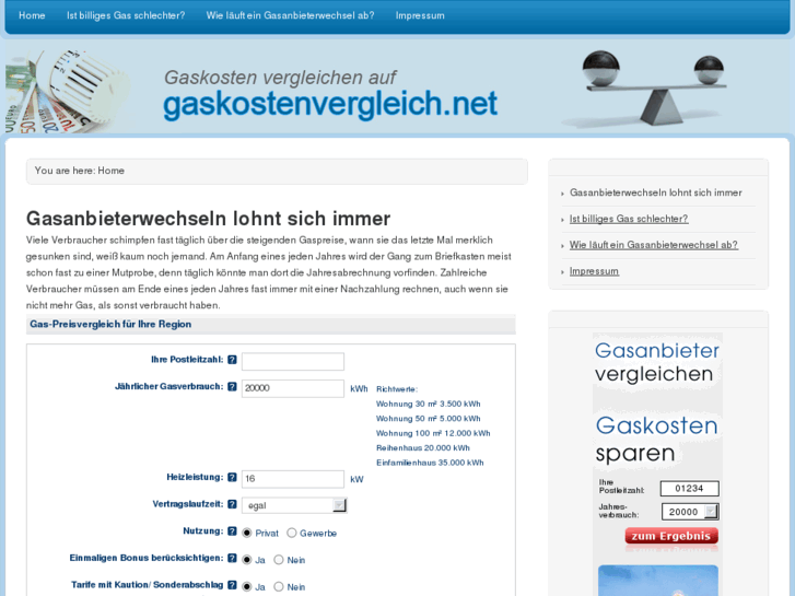 www.gaskostenvergleich.net