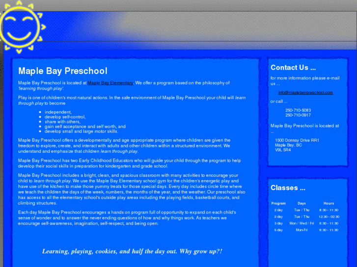 www.maplebaypreschool.com