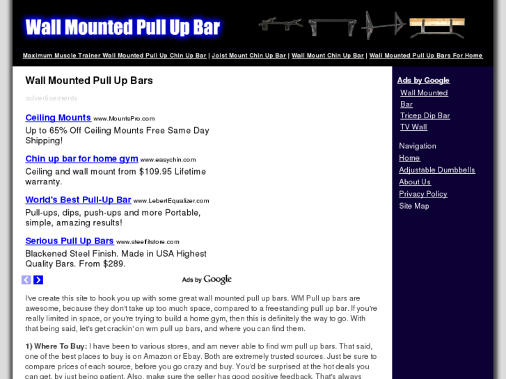 www.wallmountedpullupbar.info