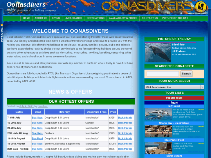 www.oonasdivers.biz