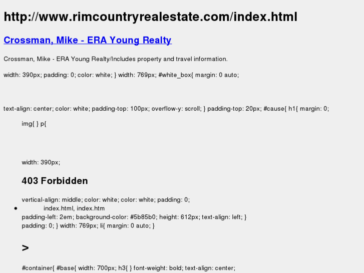 www.rimcountryrealestate.com
