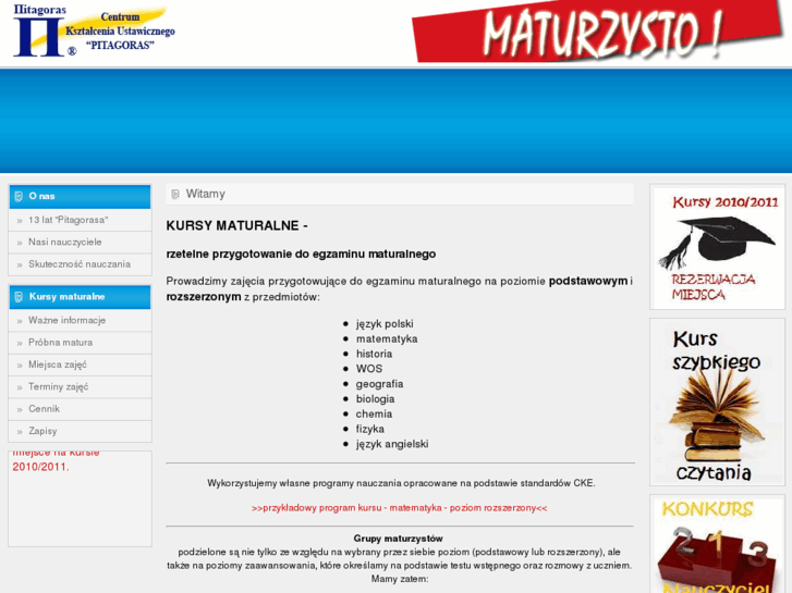 www.kursy-testy-maturalne.pl