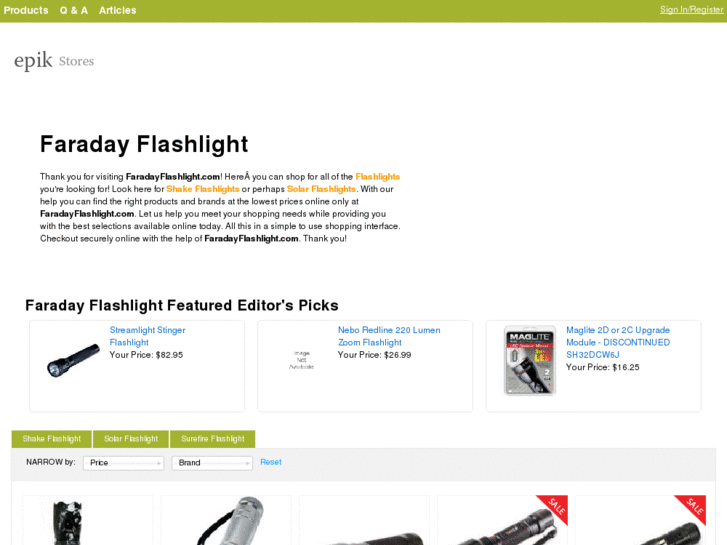 www.faradayflashlight.com