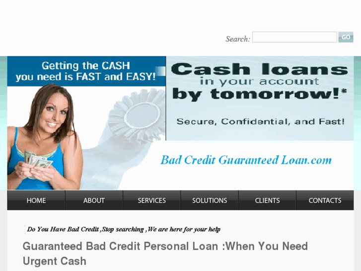 www.badcreditguaranteedloan.com