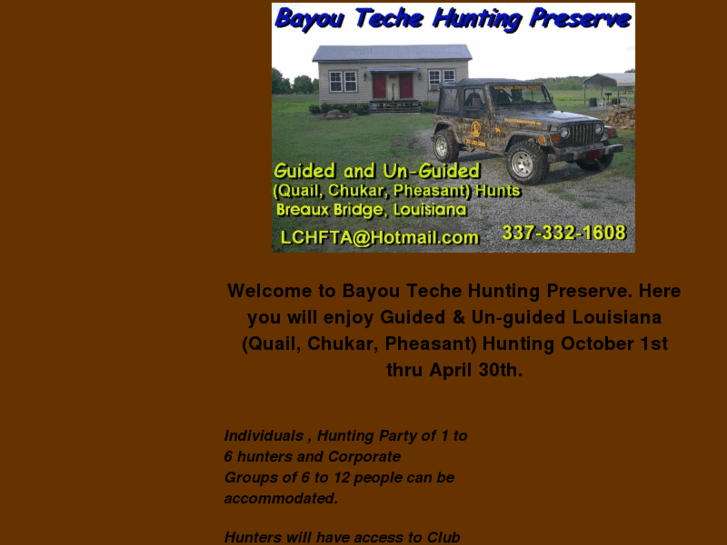 www.bayoutechehuntingpreserve.com