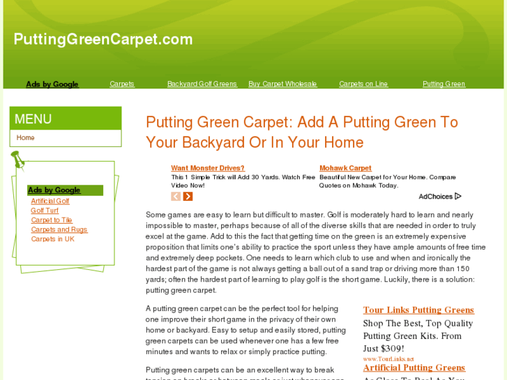 www.puttinggreencarpet.com
