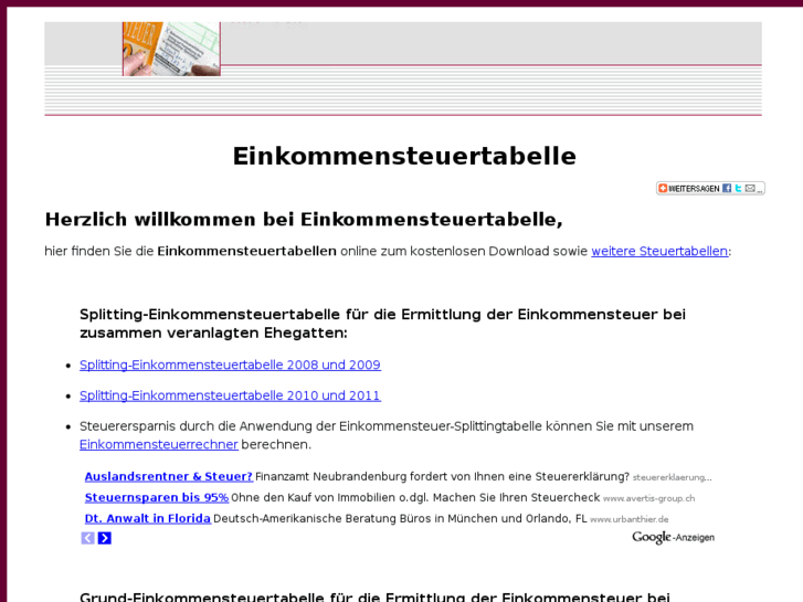 www.einkommenssteuertabelle.de