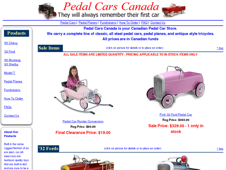 www.canadianpedalcars.com