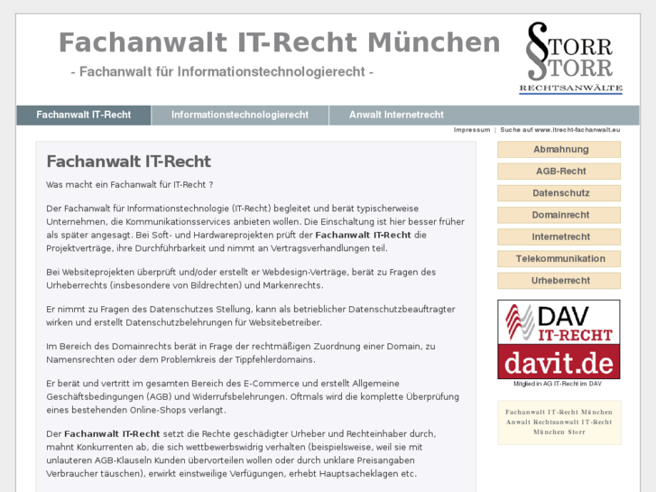 www.itrecht-fachanwalt.eu