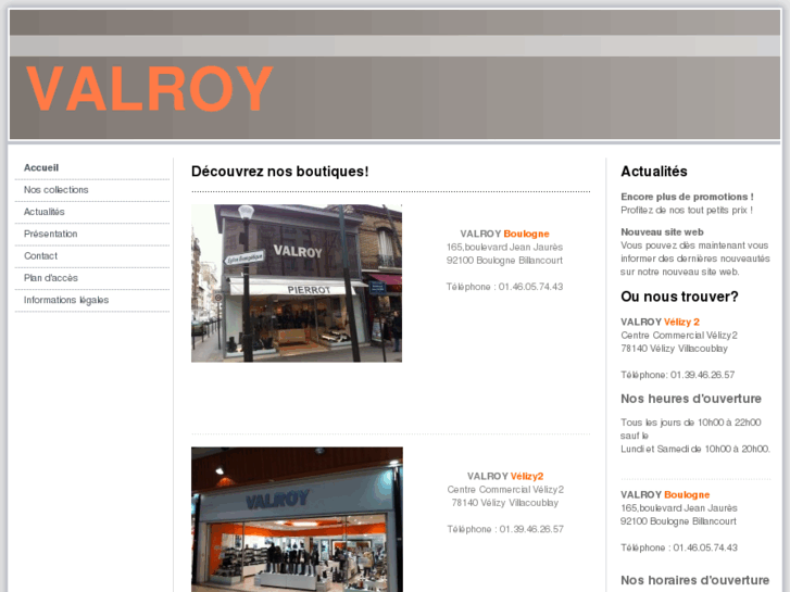 www.valroychaussures.com