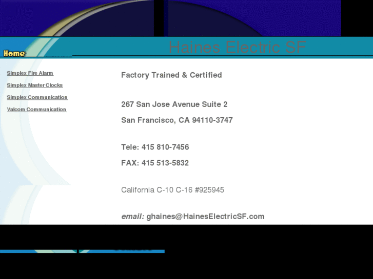 www.haineselectricsf.com
