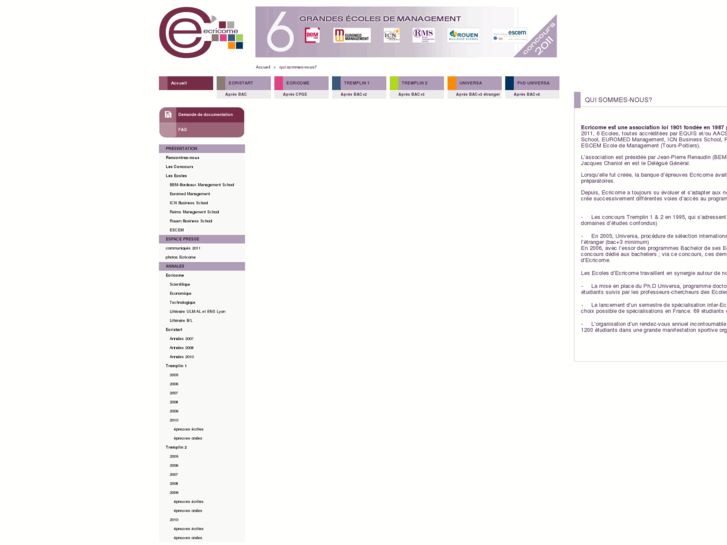 www.ecricome.org