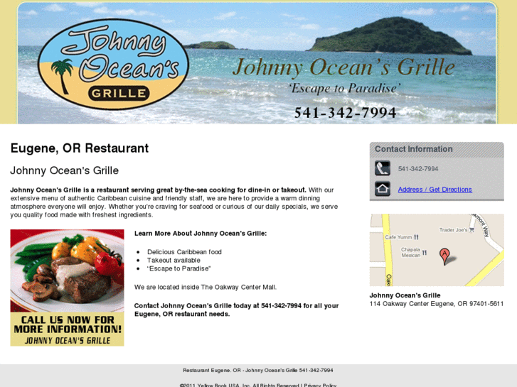 www.johnnyoceansgrille.net