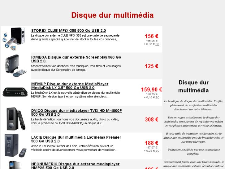 www.disquedurmultimedia.net