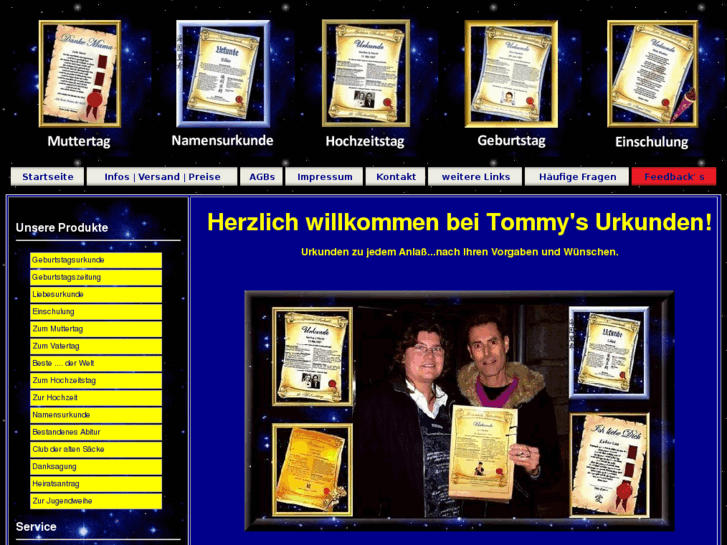www.tommys-urkunden.de