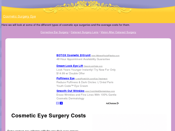 www.cosmeticsurgeryeye.com