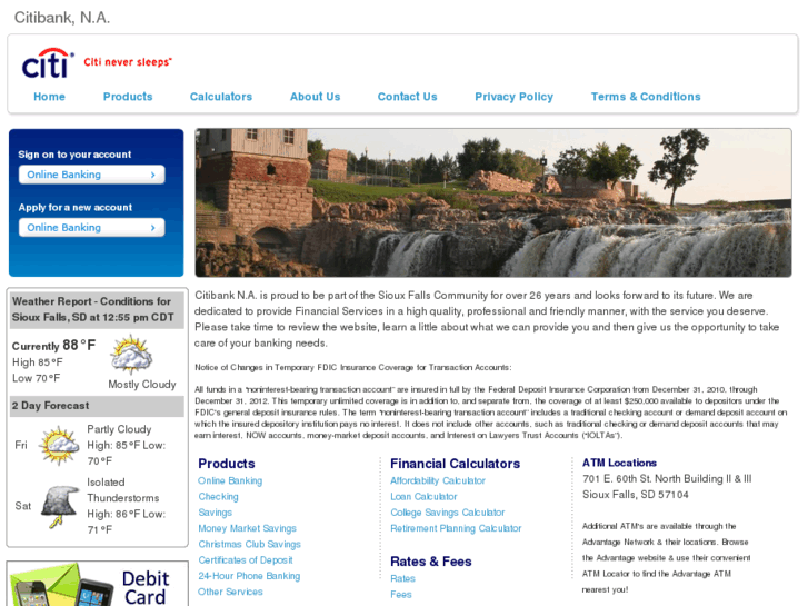 www.citisdfinancialcenter.com