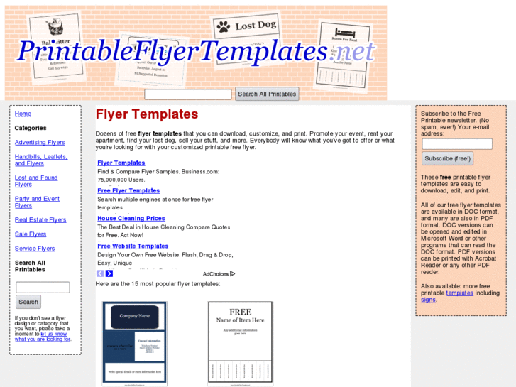 www.printablefliers.com