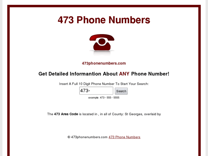 www.473phonenumbers.com