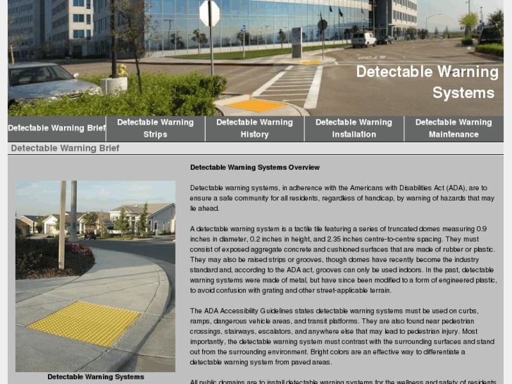 www.detectablewarning101.com