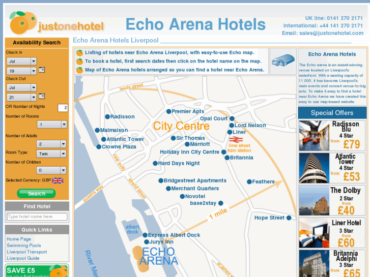 www.echoarenahotels.com