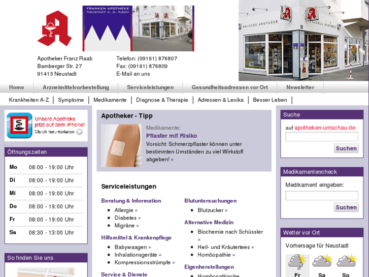 www.frankenapotheke-neustadt.com