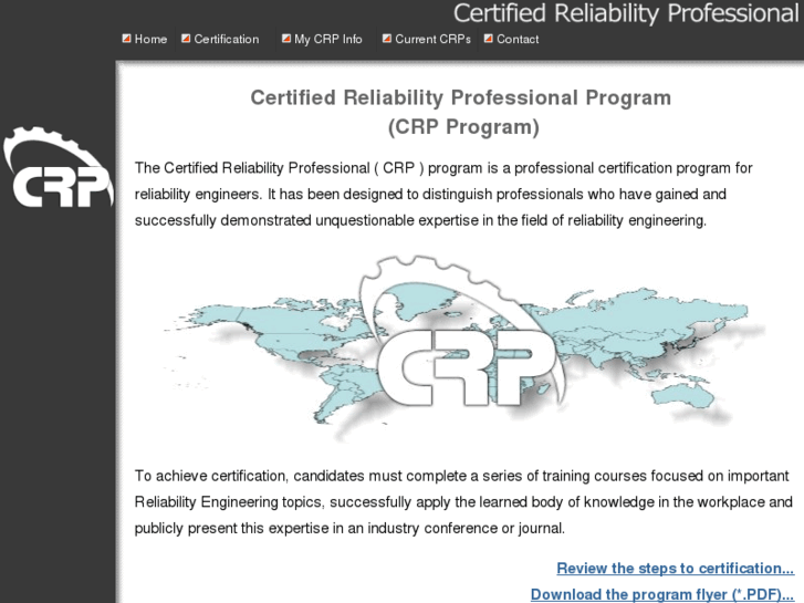 www.certifiedreliabilityprofessional.com