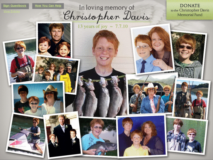 www.christopherdavismemorial.com