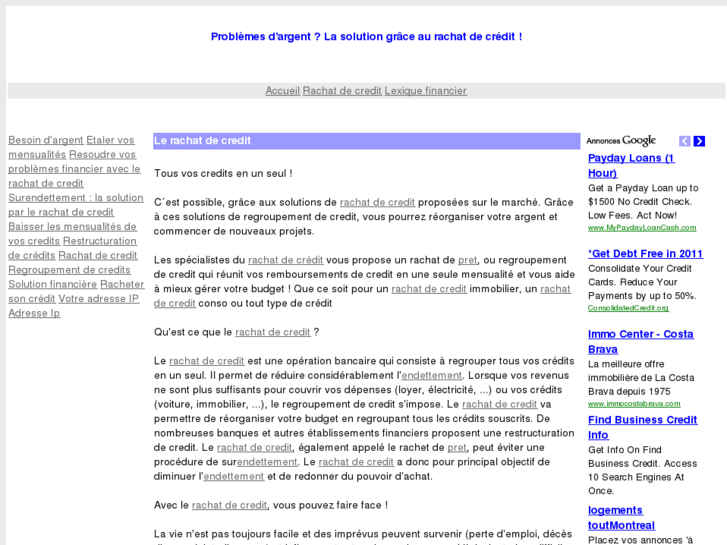 www.probleme-d-argent.com