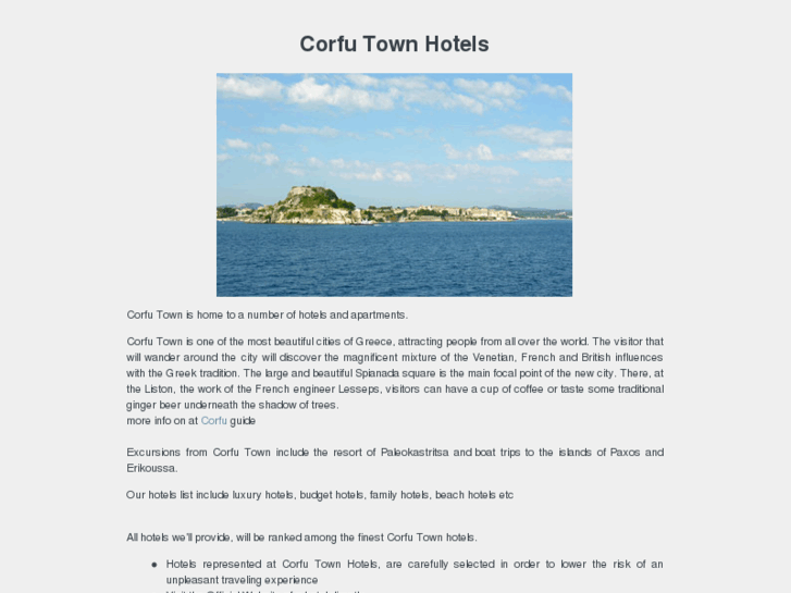 www.corfutownhotels.com