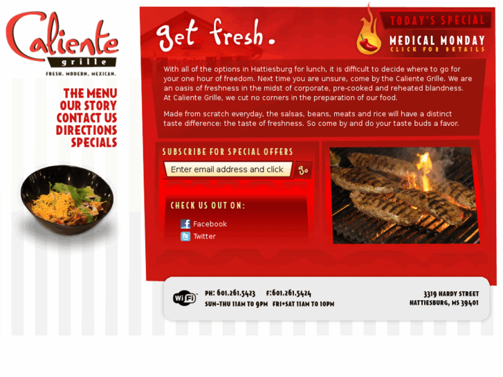 www.caliente-grille.com