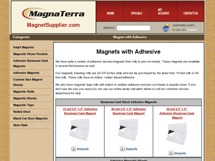 www.magnetwithadhesive.com