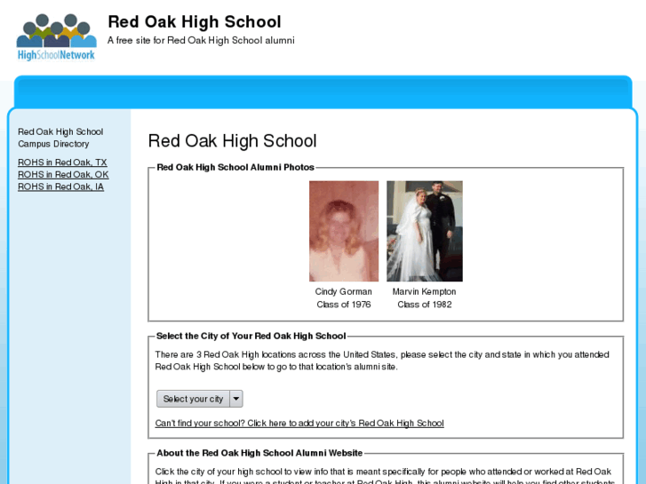 www.redoakhighschool.net