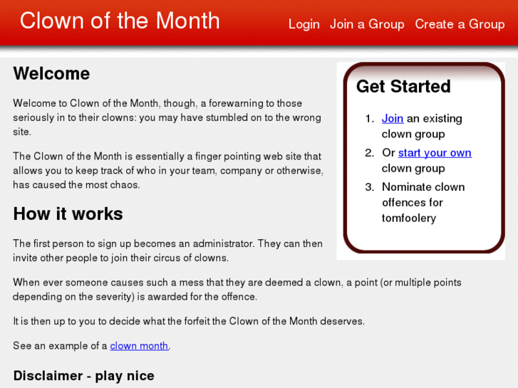 www.clownofthemonth.com