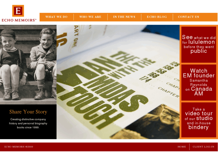 www.echomemoirs.com