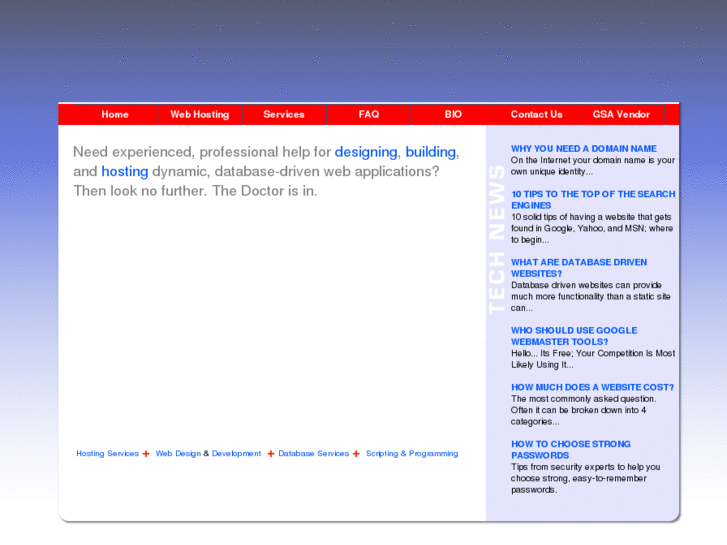 www.dbwebdoctor.com