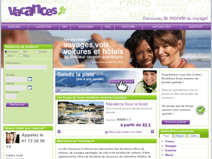 www.vacances.fr