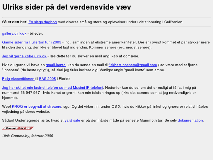 www.ulrik.dk