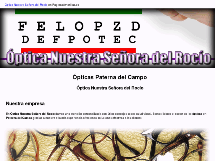www.opticanuestrasenoradelrocio.com
