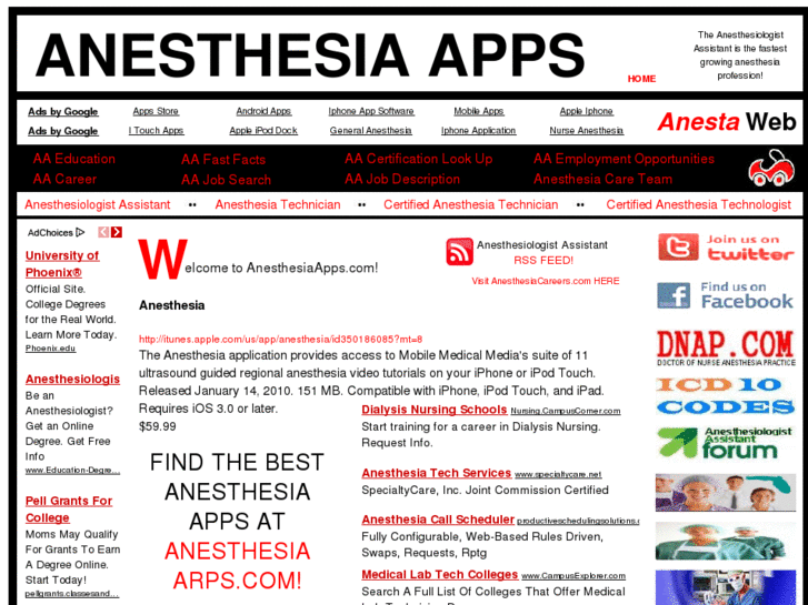 www.anesthesiaapps.com