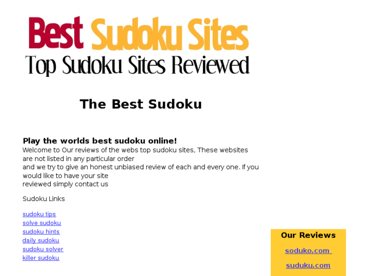 www.bestsudokusites.info