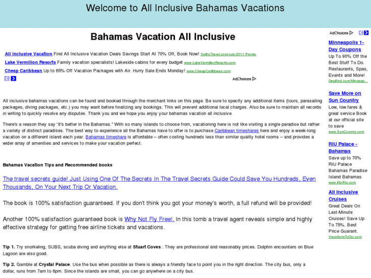 www.bahamasvacationallinclusive.com