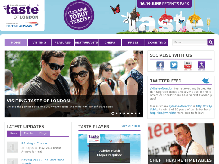 www.tasteoflondon.co.uk
