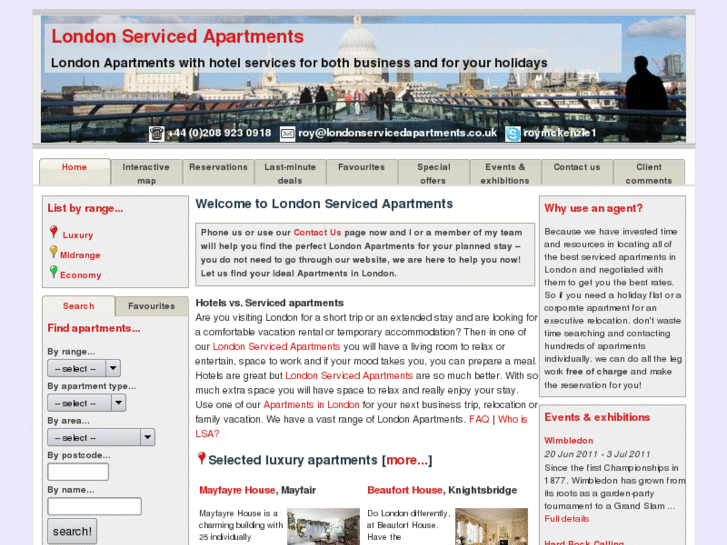 www.london-serviced-apartments.biz