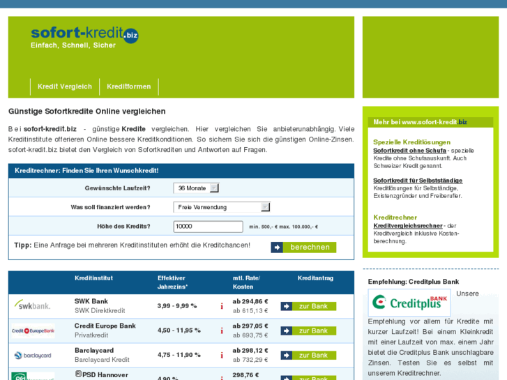 www.sofort-kredit.biz