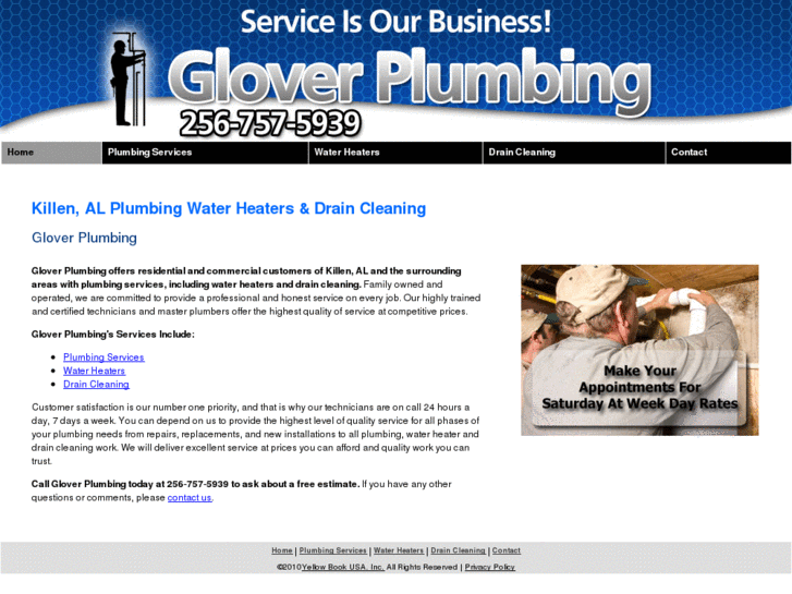 www.gloverplumbing.com