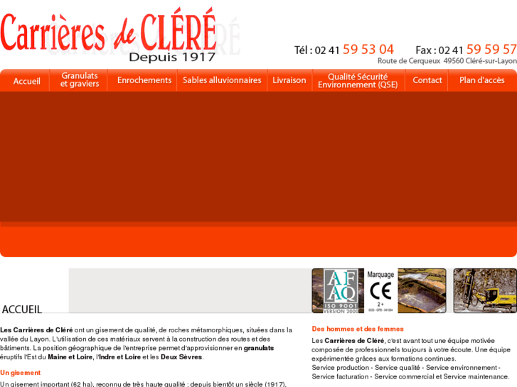 www.carrieres-de-clere-49.com