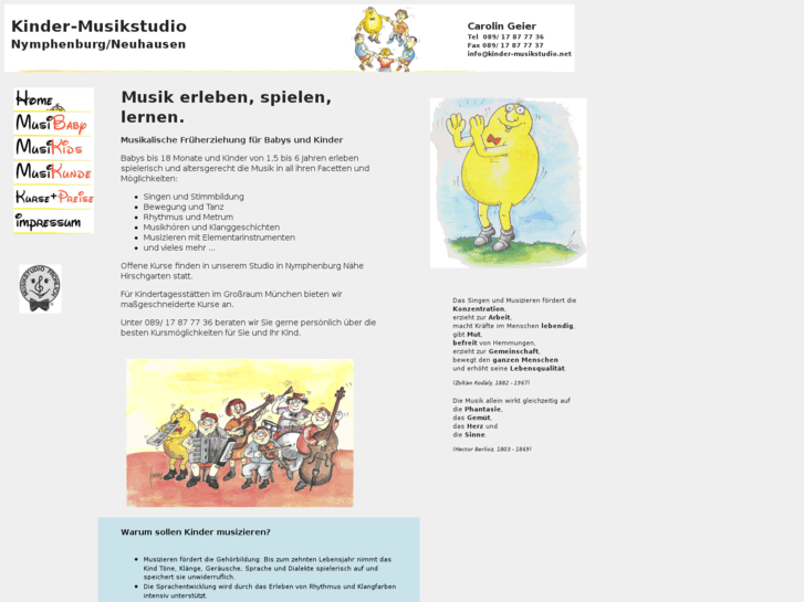 www.kinder-musikstudio.net